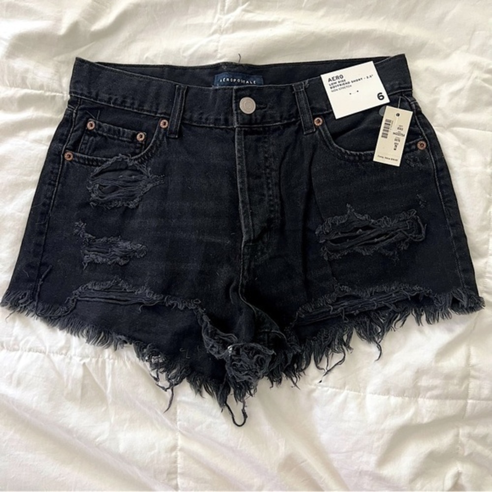 Size 6‎ Distressed Boyfriend Shorts